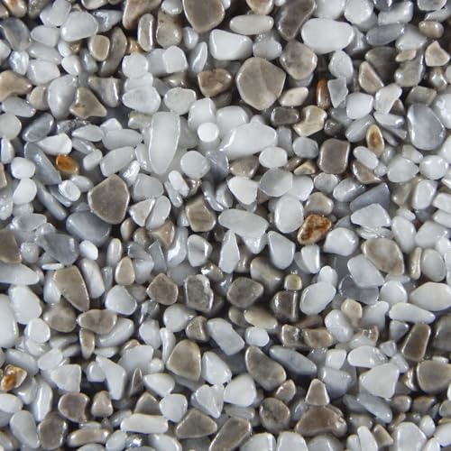 Terralith Marmor - Steinteppich mix como für 1qm -innen-, Körnung:fein (2-4 mm)