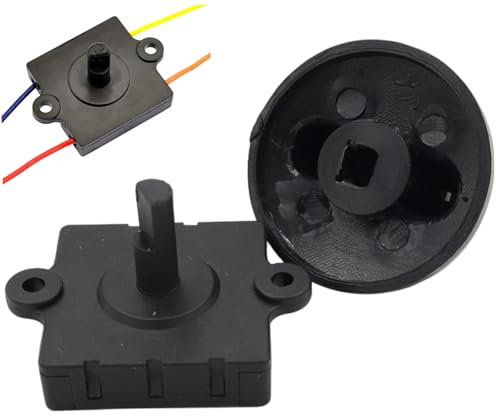 4 Position Rotary Switch Replacement DC 12V 13A ABS 3 Speed Switch with Installation Hole for Heater/Ceiling/Oscillating Fan