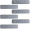 Mikrofaser-Wischmopp-Pads, 61 cm, Pads, 6 Stück, wiederverwendbar, für feuchte und trockene Wischmopps