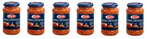 6x Barilla ragu ragù alla contadino tomatensauce mit Rotwein 400g aus italien