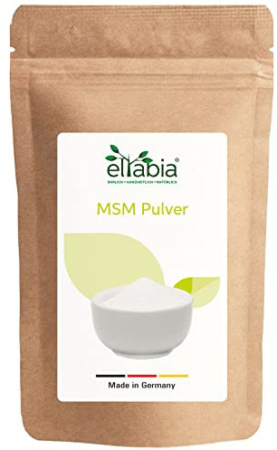MSM Pulver 100g | 99,9% reiner organischer Schwefel | Premium Methylsulfonylmethan ohne Zusätze | Vegan