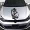 INDIGOS UG Aufkleber - Autoaufkleber Skull Girl Gothic 88cm x 60cm schwarz - Tuning Carystyling Heckscheibe Auto