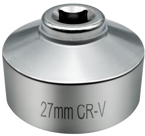 EASE2U Ölfilterschlüssel, 27 mm, Ölfiltersockel mit 3/8-Zoll-Stecknuss