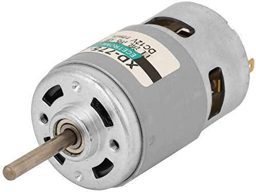 775 Gleichstrommotor, Drehmomentverlängerungswelle, Profil Stahlschneidemaschinen mit hoher Leistung Gleichstrommotor 12 V / 24 V(12V10000RPM)