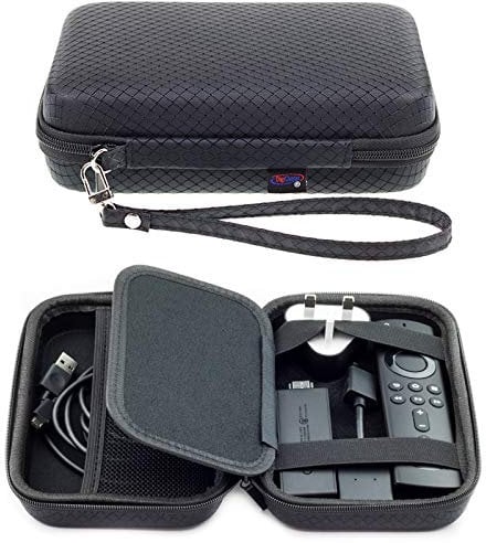 DigiCharge Hart Fall Tasche Hülle für Amazon Fire TV Stick 4K / Fire TV Stick Fernbedienung Kabel und Ladegerät