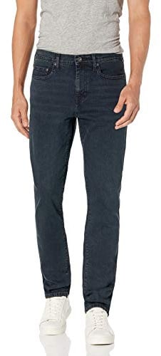 Amazon Essentials Men's Slim-Fit Jeans – Comfort Stretch Straight - Discontinued Colours, Blue Black Vintage, 40W / 32L