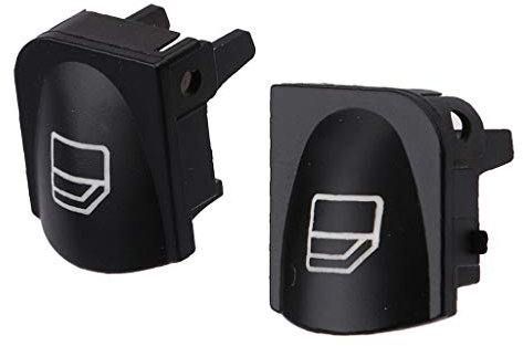 Almencla 2pcs Fensterheber Schalter Konsole Abdeckkappen Set Für Mercedes W203 C KLASSE
