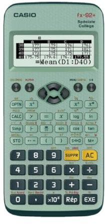 Casio - Calculatrice FX 92+ Spécial Collège