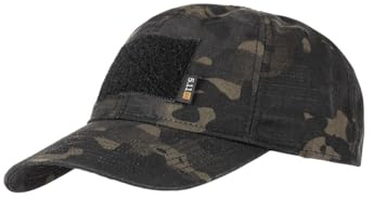 5.11 89063-251-1 SZ Flaggen-Trägerkappe Mc – Schwarz Multicam (1 SZ)