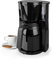 Ex-Pro 1L Filter Coffee Machine, 900W Coffee Maker for up to 8 Cups, with Keep Warm Thermal Carafe, Anti-Drip Function, Auto Switch-Off - Black