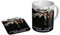 Filmposter Blues Brothers 1980 - Keramiktasse + Untersetzer Geschenkset