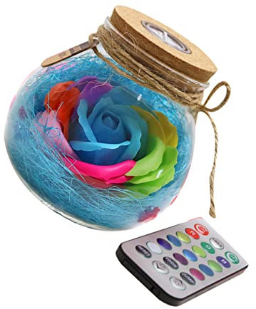 OSALADI Luz Nocturna De Frasco De Deseo Luces Led Arte Creativo Ahorro De Energía Perfecta Para