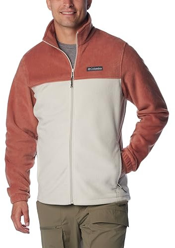 Columbia Herren Steens Mountain Full Zip 2.0 Fleecejacke mit durchgehendem Reißverschluss, Auburn, Dark Stone,