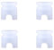 4pcs Bike Replacement Mouth Top, Transparent Bike Bottle Cap Top BPA Free Bike Water Bottle Mud Cap for Camelbak Cap for Squeeze Bottle Fitness Bottles Bicycle Bottle Cap Top