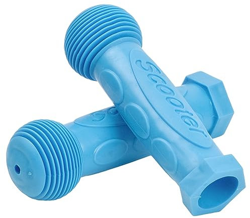 1 Paar Gummi Scooter Griffe Lenker,Lenkergriffe Fahrrad Kinder Rutschfester Weichem Gummi Lenkergriffe ,22mm Kunststoff Kinderfahrrad Griffe für Roller,Dreirad,Kinder Laufrad,Kinderfahrrad (Blau)