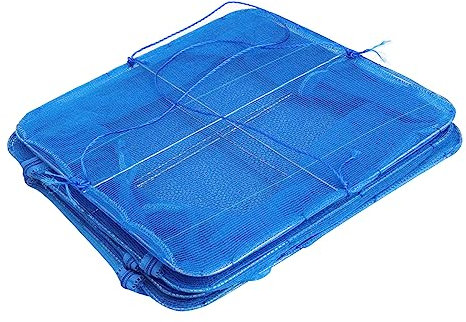 2 Piezas Red de Secado Plantas Vegetales Tendedero para Colgar Ropa Tendedero para Plantas Colgantes Tendedero Deshidratador de Alimentos Tendedero para Colada Nylon Azul Cesta Colgante Secadora