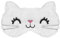 VerteLife Schlafmaske, Weiche Flusen Augenmaske Reisen Nickerchen Augenbinde Neuheit Cartoon Schlafen Augenmaske Augenabdeckung für Kinder Erwachsene Jungen und Mädchen (Katze,Weiße)