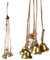 Tibapla Hexenglocken Garten Windspiel, Boho Hexen Windspiel Türschutz Charm, Windglocken Hängende Segen Glocke Negative Energie Löschen für Veranda Wand Fenster Dekoration