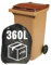 SANYGIENE | Sac Poubelle 360l X100 | Housses Protection Conteneur 360 Litres | Certfié REACH et FSC | Epaisseur 30µ | Anti Saletés - Anti Fuite - Anti Odeur | Hygiène Propreté Collecteur Déchets