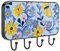 WOSHJIUK Wandhaken,Klebehaken zum Aufhängen,Schmetterlinge Blumen bunt,Wandhaken