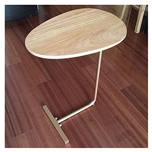 HIARAN Beistelltisch Couchtisch Nachttisch Sofa Tische Wohnmöbel Wohnzimmer Eisen Küchentisch Wandtisch Kleiner Teetisch Beistelltisch (Farbe: Weiß) Lucky Star