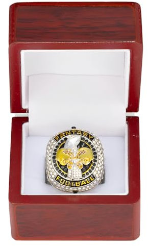 MCBEAN Fantasy Football Champion Ring 2024 FFL League Gedenkringe Rugby Souvenir Sammlerstücke Desktop Ornamente Fans Männer Alumni Freunde,9#