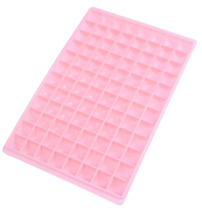 PRETYZOOM Molde De Hielo De Diamante Con 96 Bandejas De Rejilla Y Mini Bandejas Para Bares Y Poncheras Color Aleatorio