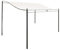 Carpa Plegable 3x3/2.6x2.5m, Techo Repuesto, 300D Impermeable Cenador Jardín Carpa Pabellón Lonas Toldo con Bloque UV, Pérgola Pabellón Jardín Toldo De Repuesto para Fiesta/Boda/Barbacoa