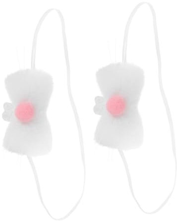 Alipis 2stücke Plüsch Kaninchen Nase Für Junge Mädchen Süßes Kostümzubehör Für Ostern Schulaufführungen Und Feiern Für Hasen-cosplay Und Festliche Anlässe