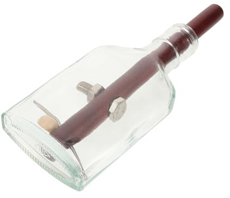 BESTonZON 1stk Weinflasche Lernspiel Zeug Puzzle Rätsel Lustiges Kind Kreativ Intelligenzentwicklung Lehrreich Glas Weiß