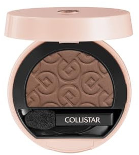 Collistar Impeccabile Ombretto Compatto, Make-up Occhi a Lunga Durata, Texture Morbida e Multi-Finish, Facile da Sfumare, 420 Cacao Matte, 3 g
