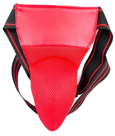 Wzxksoac Tiefschutz für Boxen Taekwondo für Kampfsporttraining, Herren Jockstrap Bauchschutz L