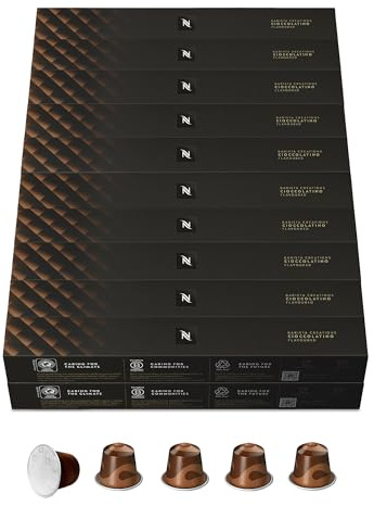 NESPRESSO ORIGINAL Cioccolatino 200 Kaffeekapseln | Arabica Kaffee, Schokoladen Aroma, Ideal für Lungo & Cappuccino