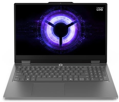 Lenovo LOQ Essential 15IRX11 Gaming Laptop – Intel Core i5-13450HX, 15.6 FHD 144Hz IPS Display, NVIDIA GeForce RTX 5050 ,16GB DDR5 RAM, 512GB SSD, Windows 11 -Grey- 83SC000GUK (Renewed)