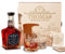 Holzkiste Personalisiert mit Gravur - mit Jack Daniel's Single Barrel Tennessee Whiskey - 6-TLG Whisky Geschenk-Set Motiv - Initial Ornament