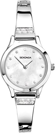 Sekonda Ladies' Mother of Pearl Stone Set Bracelet Watch