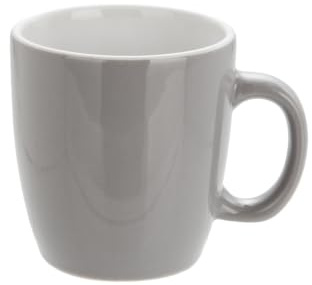 18 cl Graue Runde Tasse