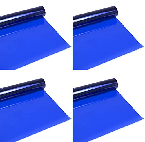 Selens Lot de 4 filtres en gel Bleu 40 x 50 cm
