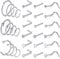 Incaton 20G Nose Studs & Hoops - Stainless Steel, Silver & Rose Gold Nose Piercing Jewelry