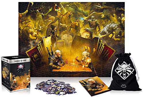 Good Loot 1062440 (Wiedźmin) Puzzle, Teile, The Witcher Playing Gwent, 1000 pcs