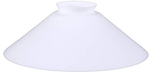 Schusterschirm weiß matt Ø 200mm Lampenglas Ersatzglas Leuchtenschirm Schusterglas
