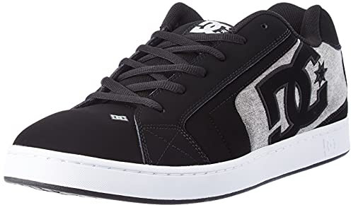 DC Shoes Herren Net-Leather Shoes Sneaker, Mehrfarbig, 39 EU