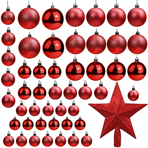 Weihnachtskugeln (Rot)