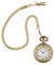 Widmann 10025 - Mechanische Taschenuhr mit Kette, Retro, Steampunk, Accessoire für Karneval, Mottopartys uvm.