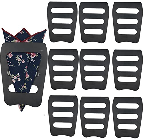 Einstecktuchhalter, Accessoires für Herren, quadratischer Schal, Anzüge, Smoking, Westen und Abendessenjacken, 10 Stück, Einheitsgröße