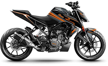 ARider Dekor (Aufkleber) passend für KTM Duke 125/390 2017-2022 | Classic Edition (Orange)