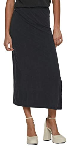 Vila Damen Vimodala Hw Skirt/Su - Noos Maxirock, Schwarz, S EU