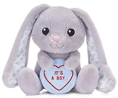 Swizzels Love Hearts It's A Boy Baby Benjamin Bunny 7 (18cm) Plush Soft Toy for Newborn Babies