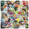 100pcs 90s Cartoon Stickers - Fun & Cute Vinyl Waterproof Stickers for Kids & Teens - Classic Anime Designs for Laptops, Bumpers, Skateboards, Water Bottles, Computers, Cell Phones, Journals