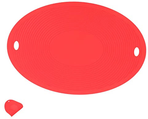 Beavorty Wärmedämmkissen Aus Silikon Dekorative Tassenunterlage Topfuntersetzer Aus Silikon Disc-schüssel-Pads Untersetzer Für Kerzentassen Tischset Pfannenkissen Getränke Kieselgel Wok-pad